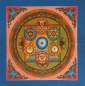 Preview: 7 Chakra handgemaltes Mandala